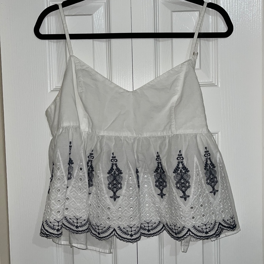 Abercrombie & Fitch embroidered tank